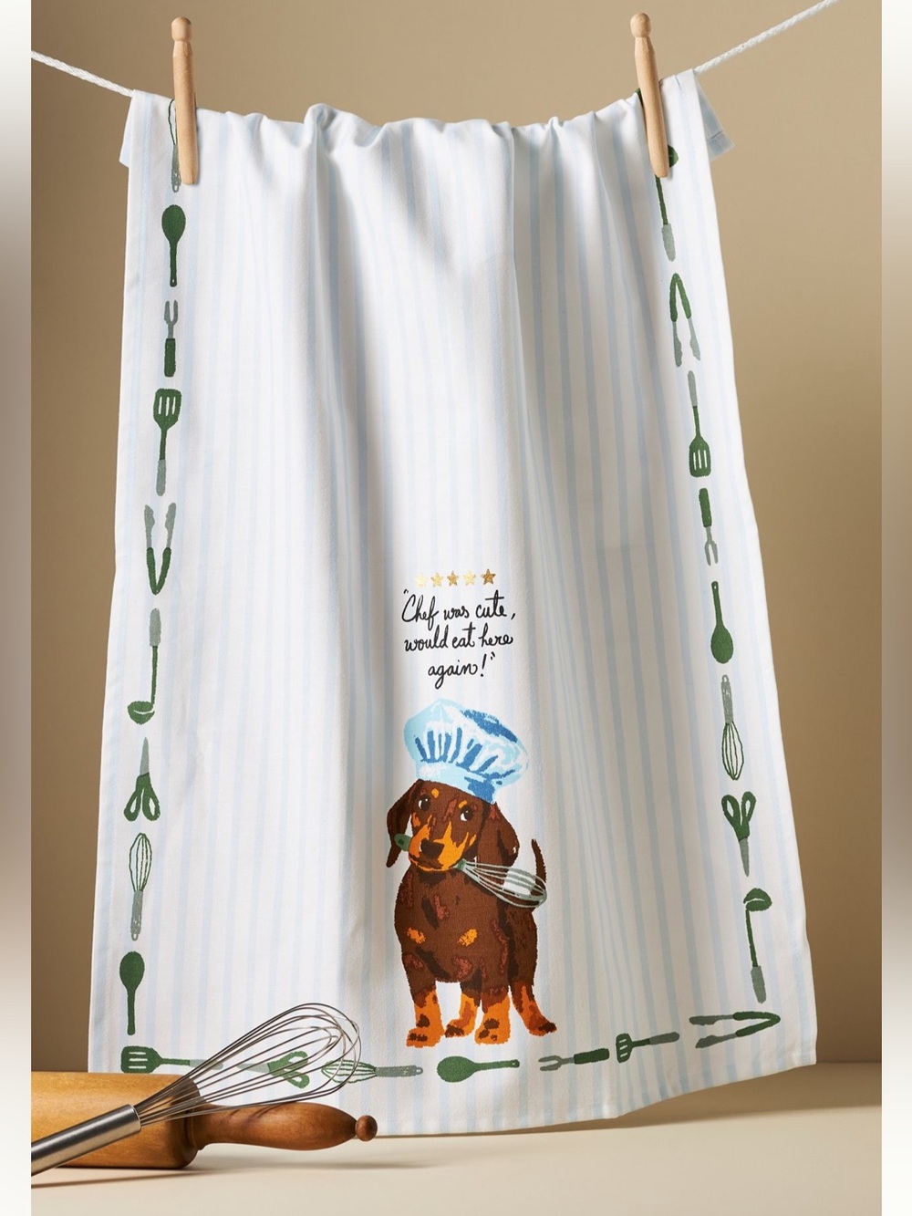Anthropologie Sous Chef Dish Towel